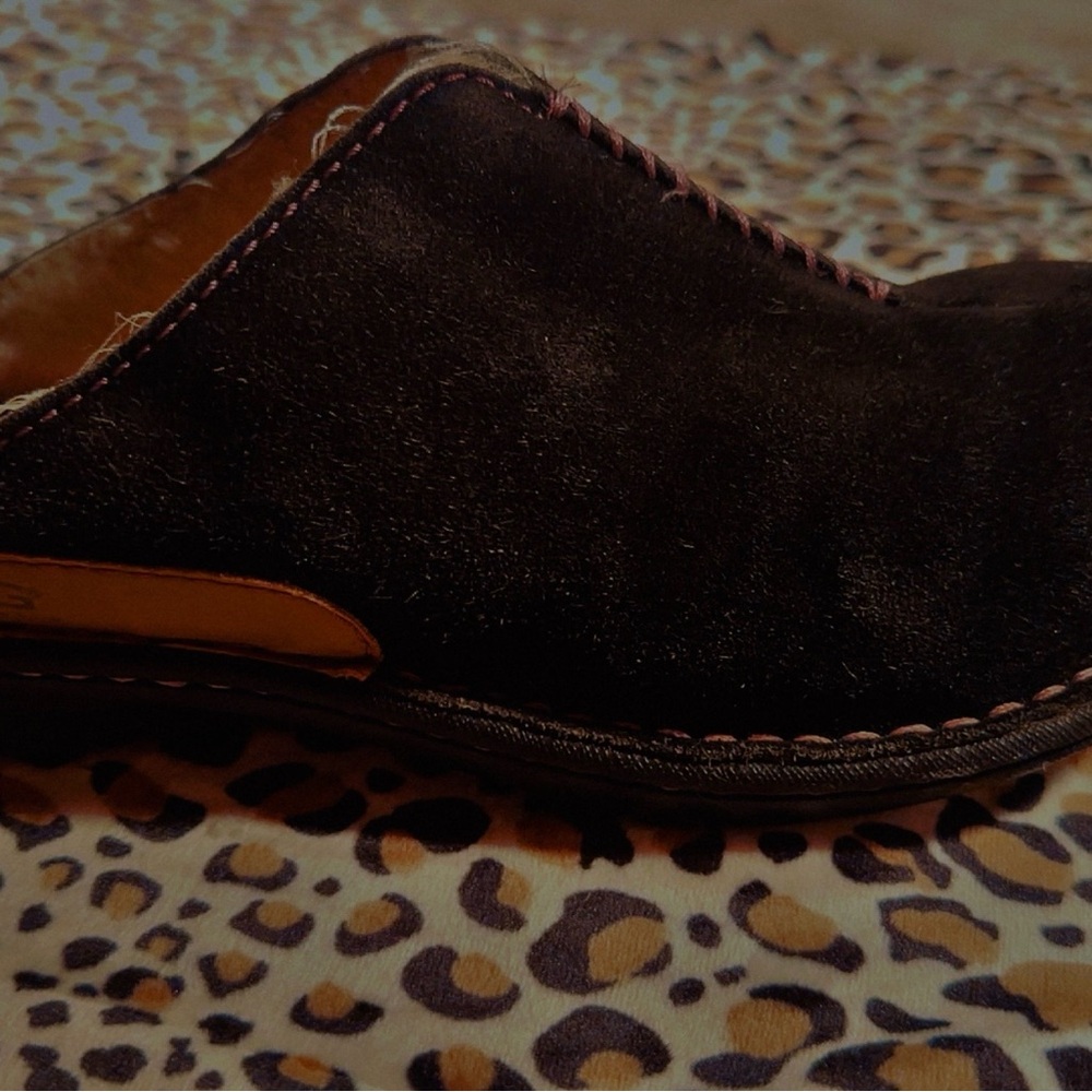 Ugg Black Suede Slip-on